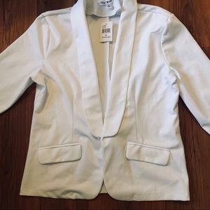 White Blazer XL - NEW (w/tags)
